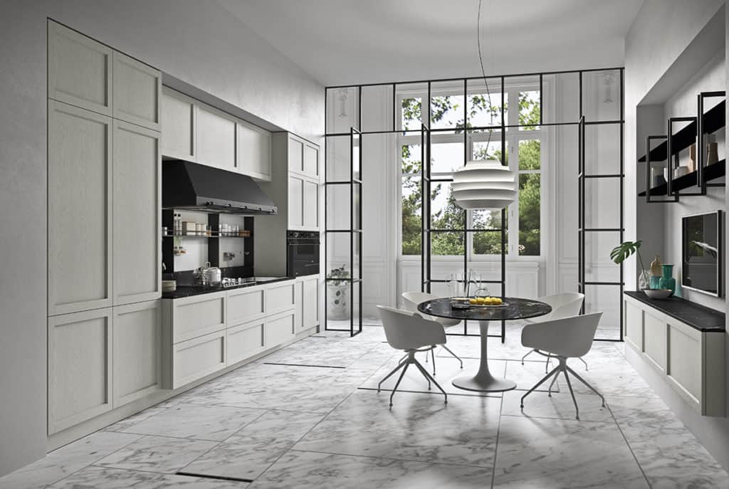 Myl Idea - cucine moderne italiane e arredamento componibile a Torino - cucina bianca open space